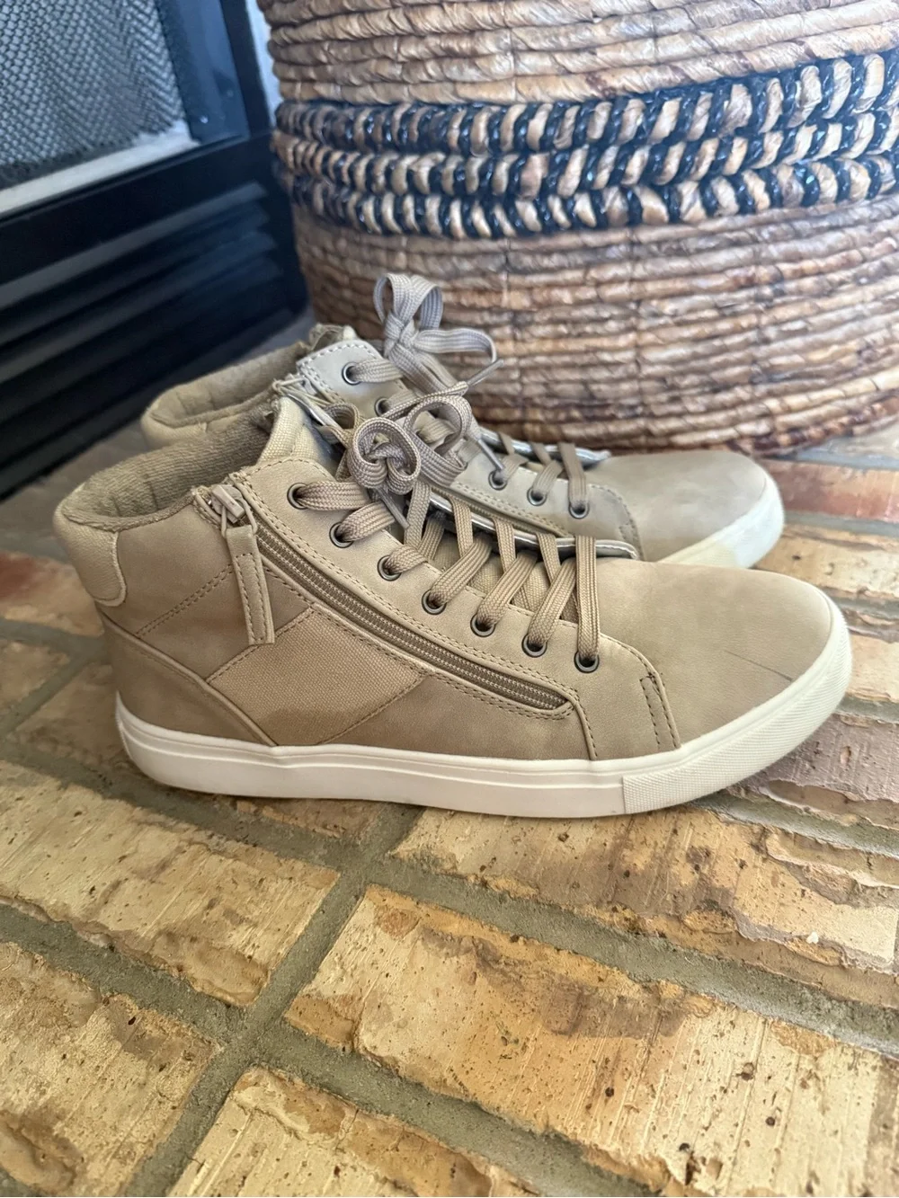 Maurices Women's High-Top Sneakers in Tan